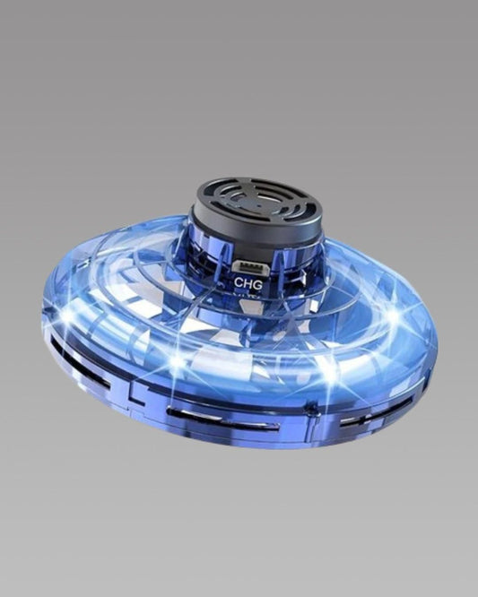 360° Rotating LED Flying Disc Toy – USB Rechargeable Light-Up Spinner