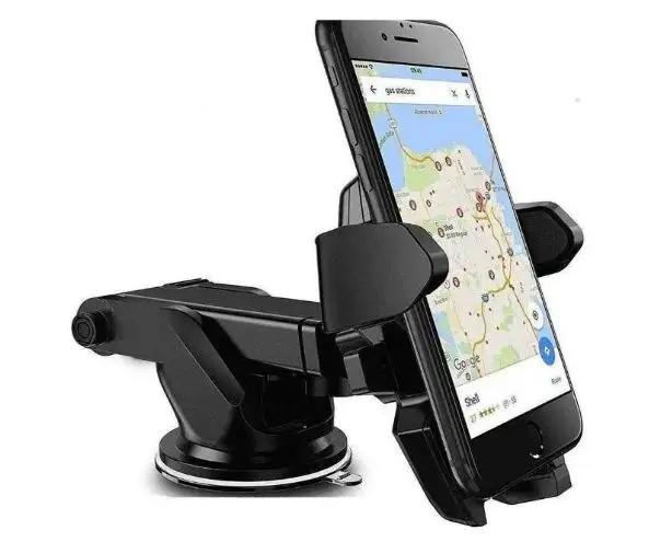 360° Rotating Car Dashboard & Windshield Mobile Holder – Adjustable Suction Mount Phone Stand