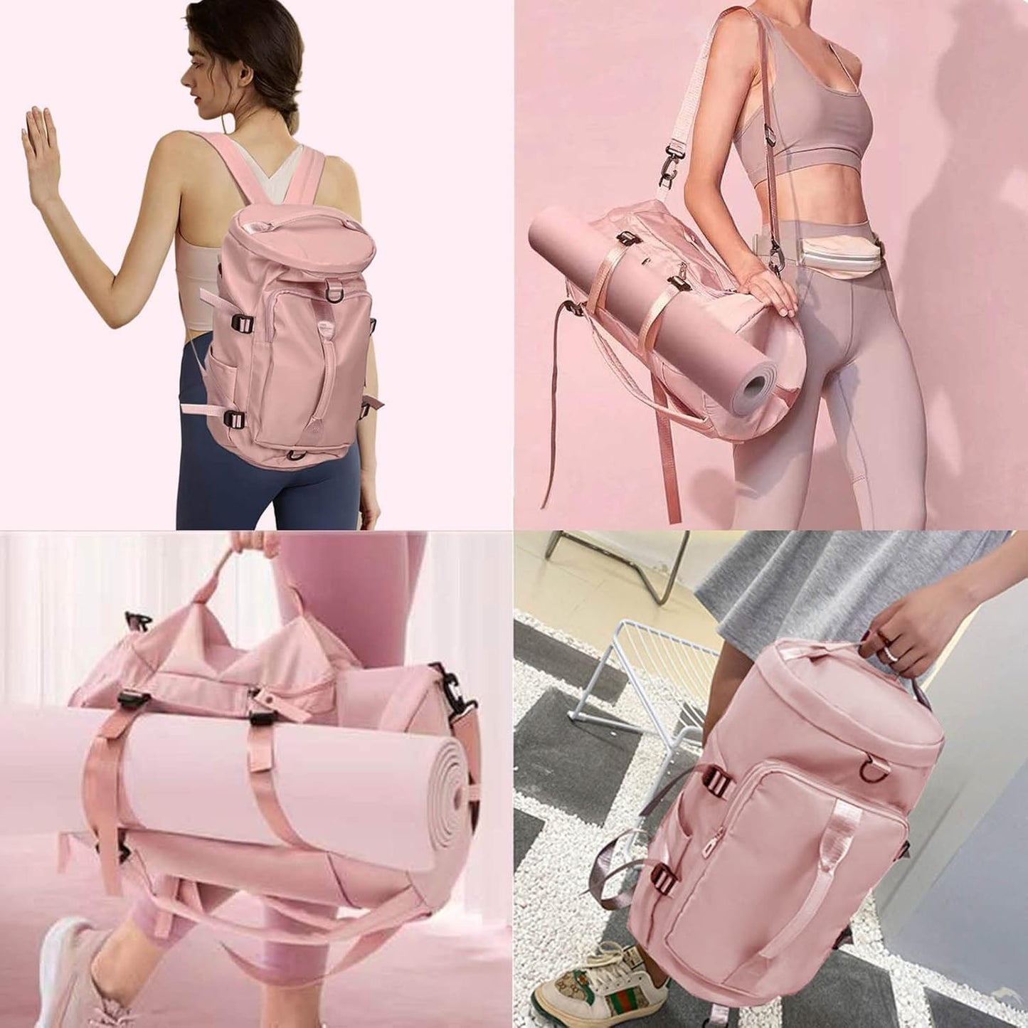 🎒 Multi-Functional Expandable Travel Backpack with Shoe Compartment