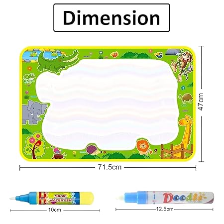 Magic Water Drawing Mat for Kids – Reusable Mess-Free Painting Mat with Water Pens | Educational & Fun Playtime