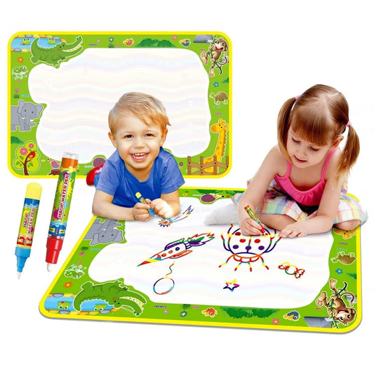 Magic Water Drawing Mat for Kids – Reusable Mess-Free Painting Mat with Water Pens | Educational & Fun Playtime
