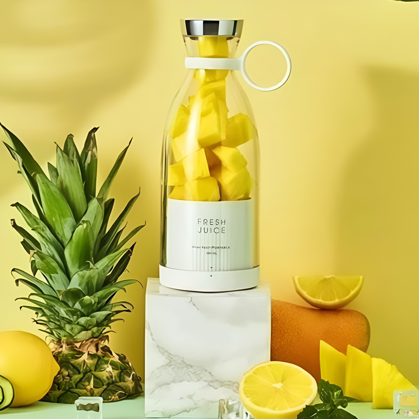 Portable Electric Mini Juicer Bottle – Fresh Juice Anytime, Anywhere