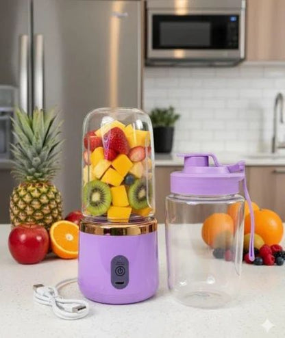 Portable USB Rechargeable Juicer Blender – Mini Smoothie Maker for Travel, Gym & Home